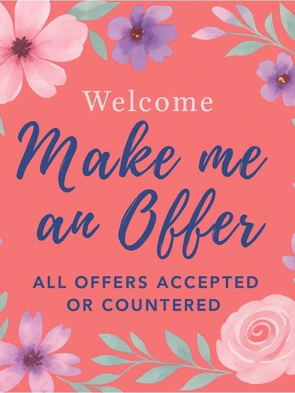 Offers Welcome!